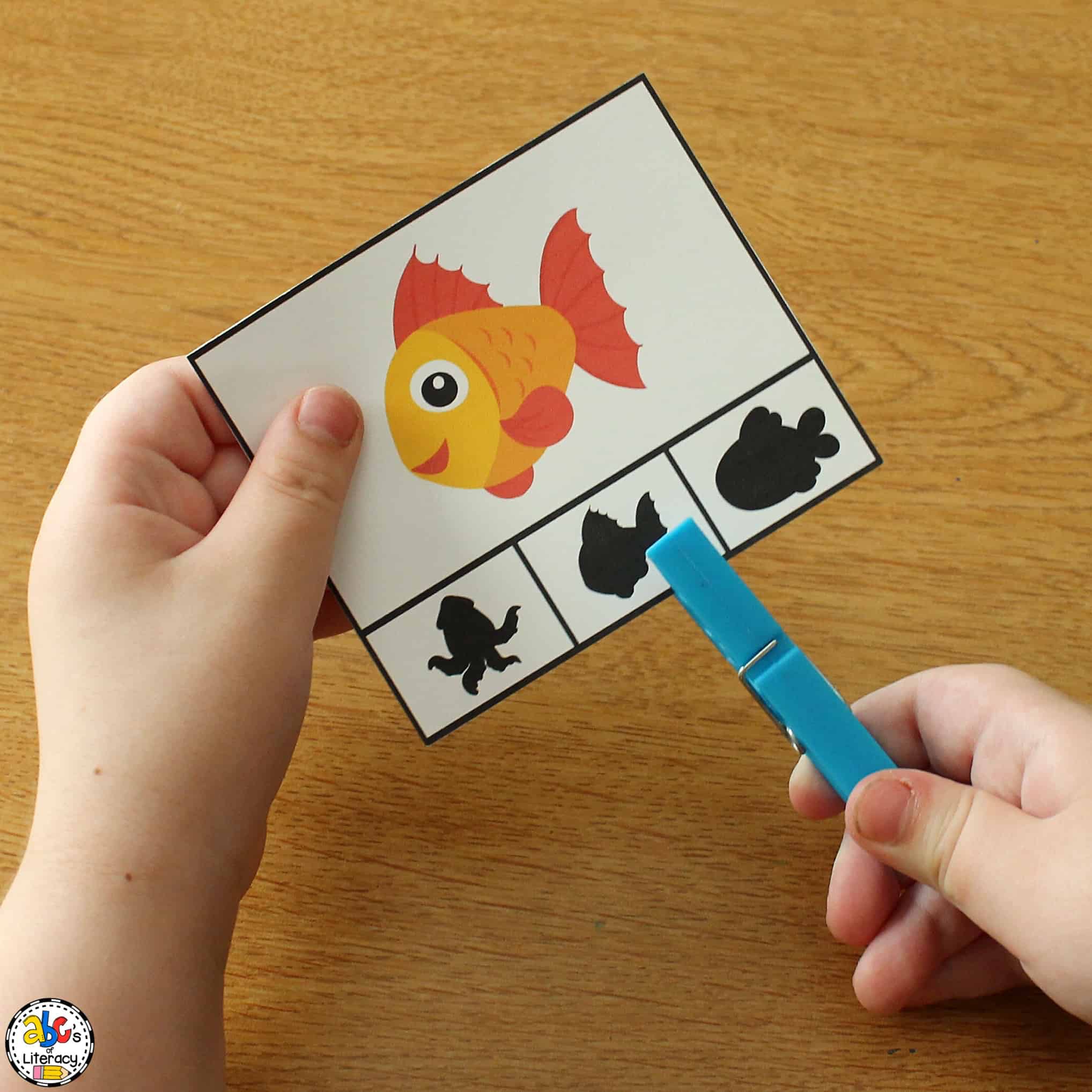 These free printable Ocean Visual Discrimination Clip Cards are a fun way to develop their visual discrimination and fine motor skills. Clip Cards