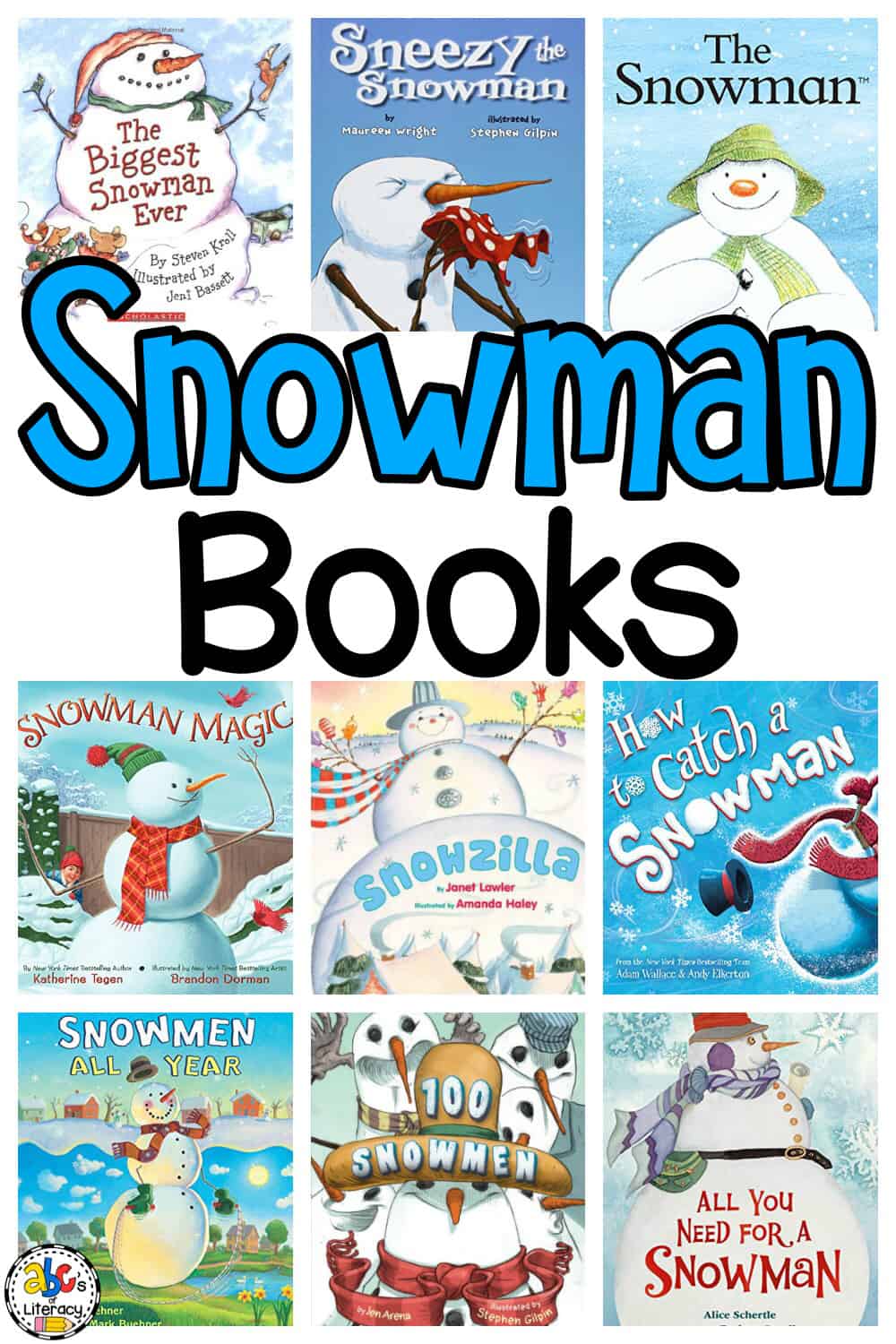 Snowman Books for Preschool