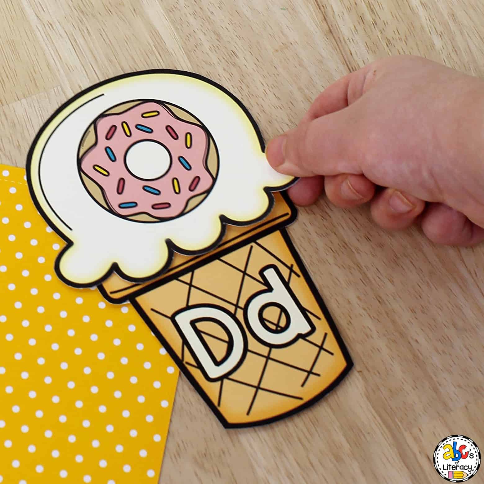 Ice Cream Beginning Sounds Activity