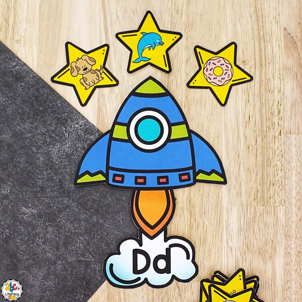 Rocket Beginning Sounds Activity