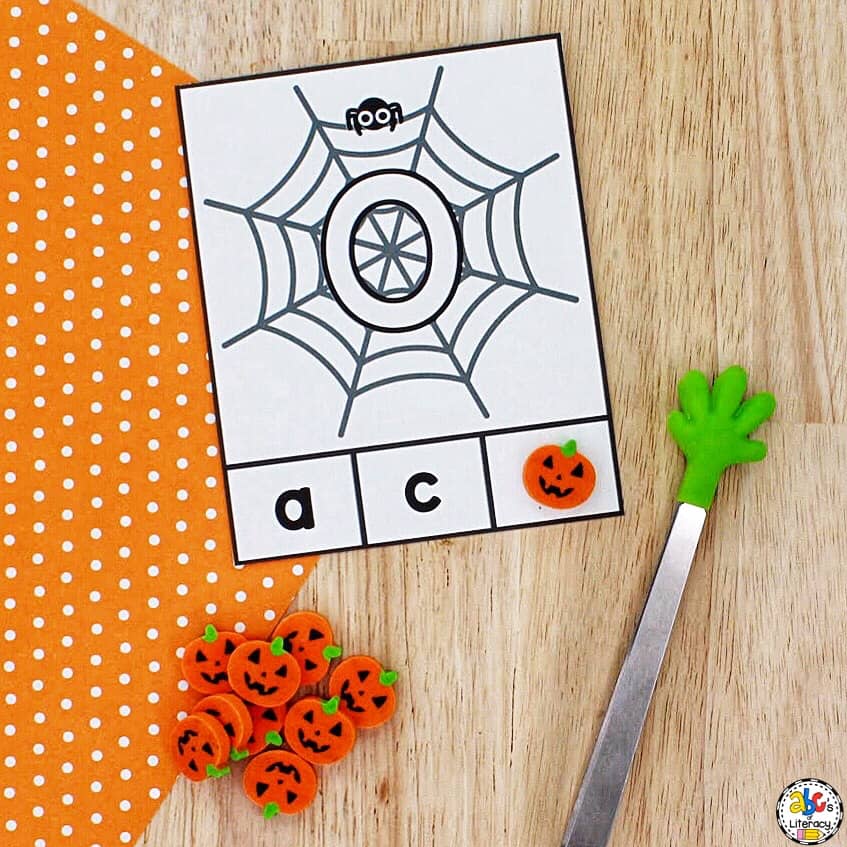 These Spider Web Letter Clip Cards are a fun, hands-on way for kids to work on letter recognition and fine motor skills. Fine Motor Activity