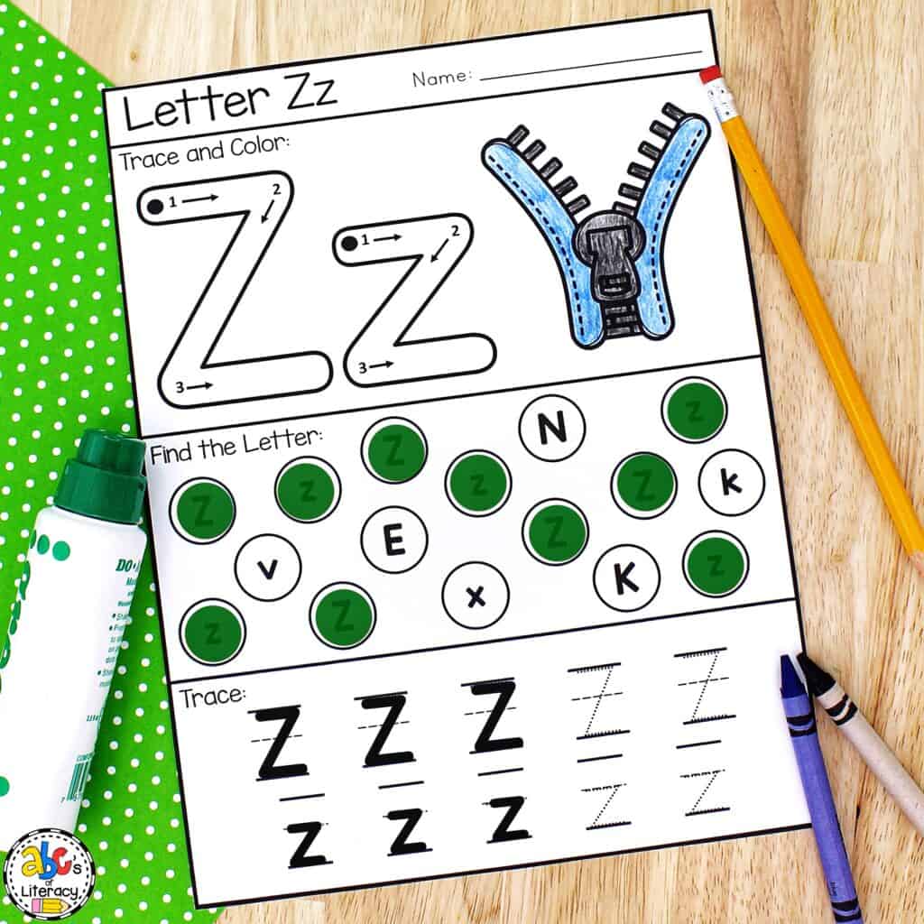 With these letter recognition worksheets, your preschoolers will work on letter recognition, formation, beginning sounds, and more. learning the abc's