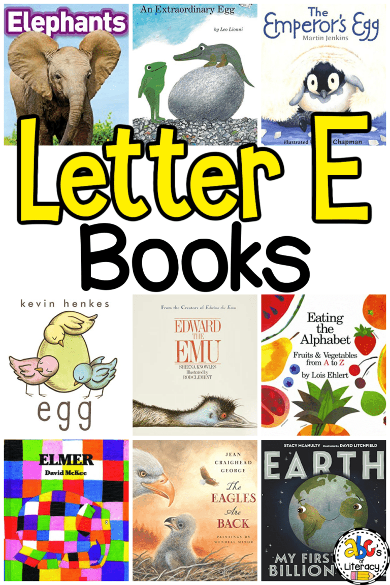 Letter E Book List for Kids