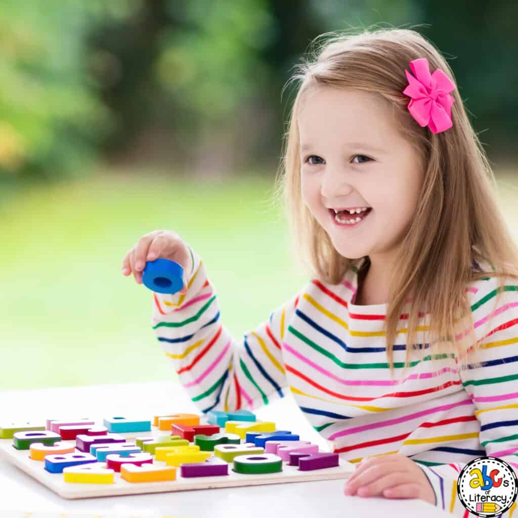 Order To Teach Letter Recognition