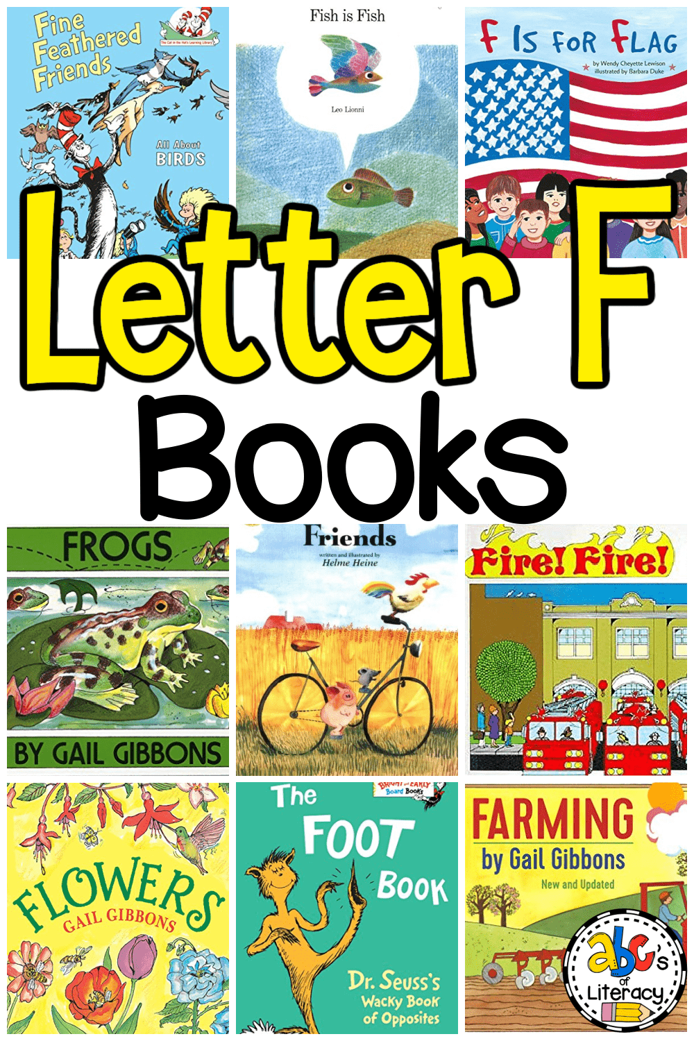 Letter F Books