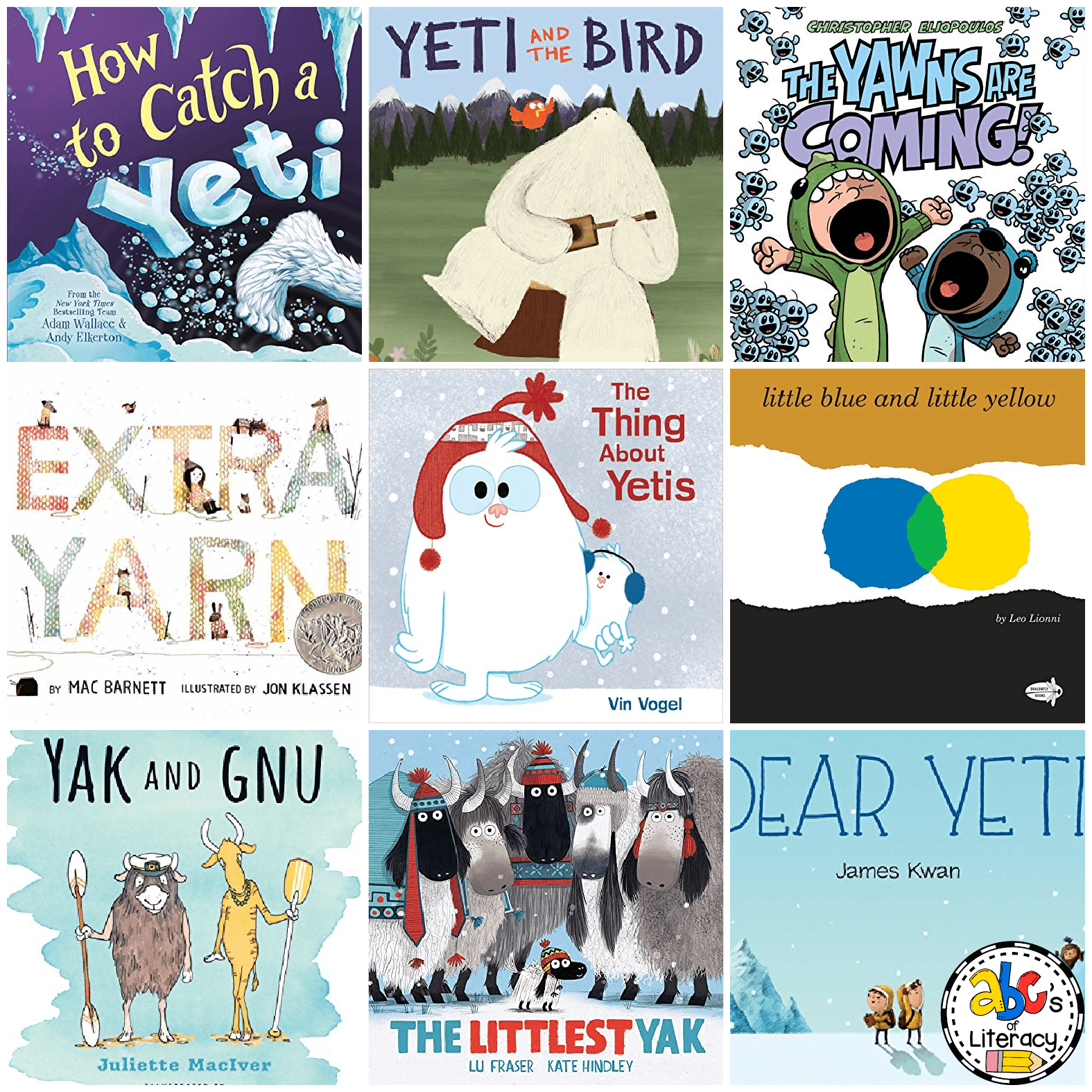 Letter Y Books