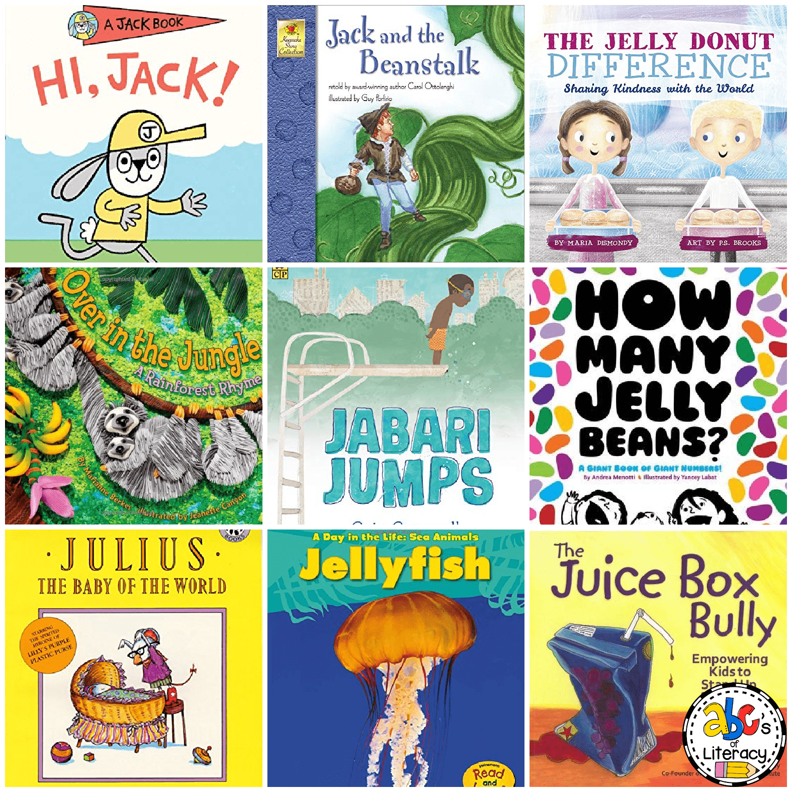 Letter J Books