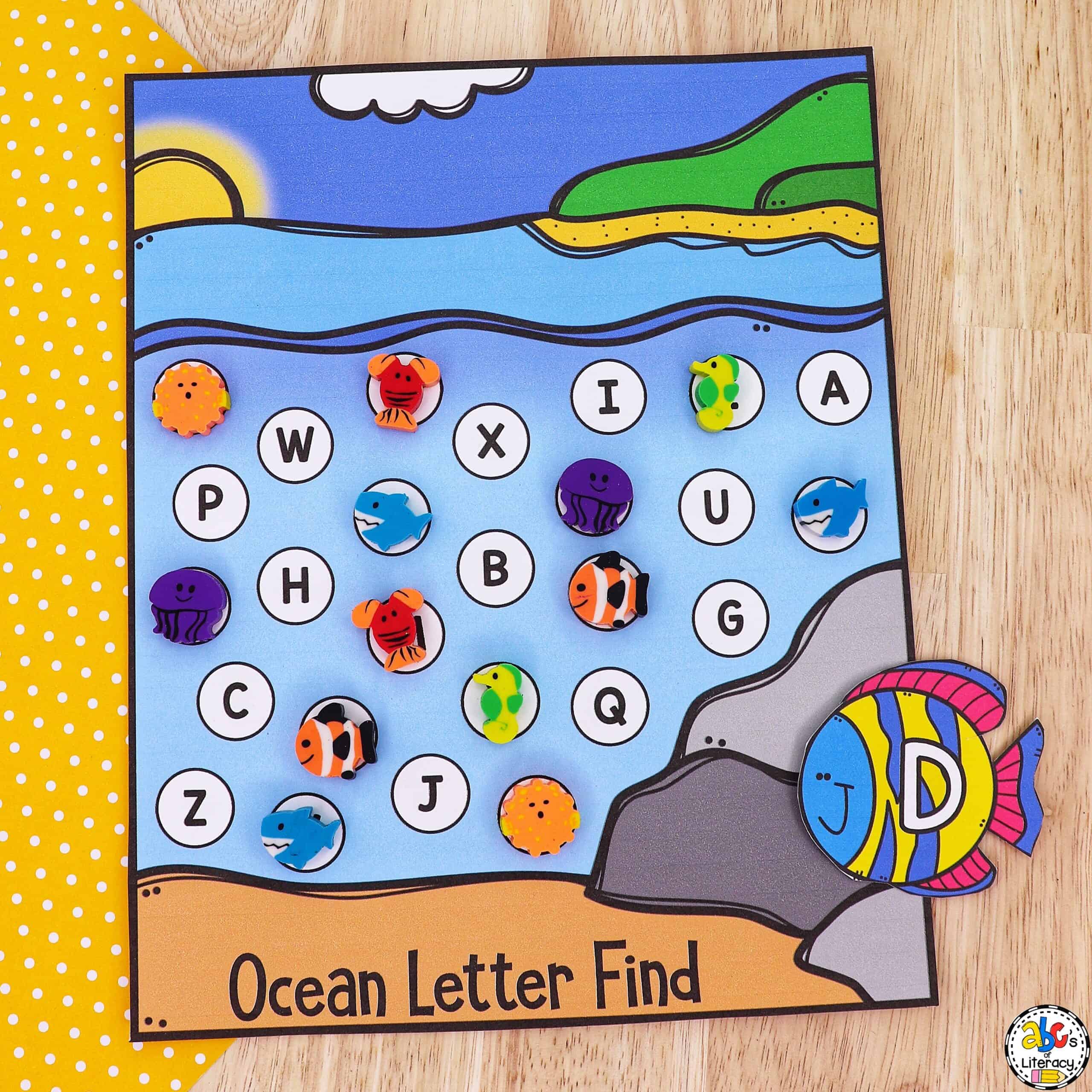 Ocean Letter Find Activity