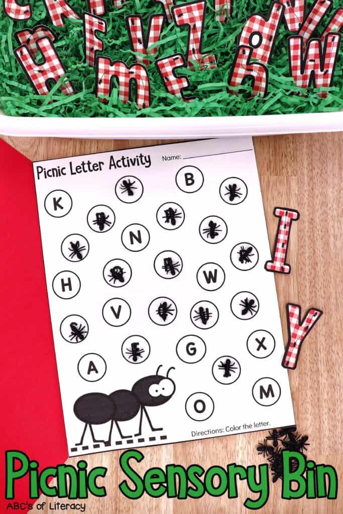 alphabet identification activity 