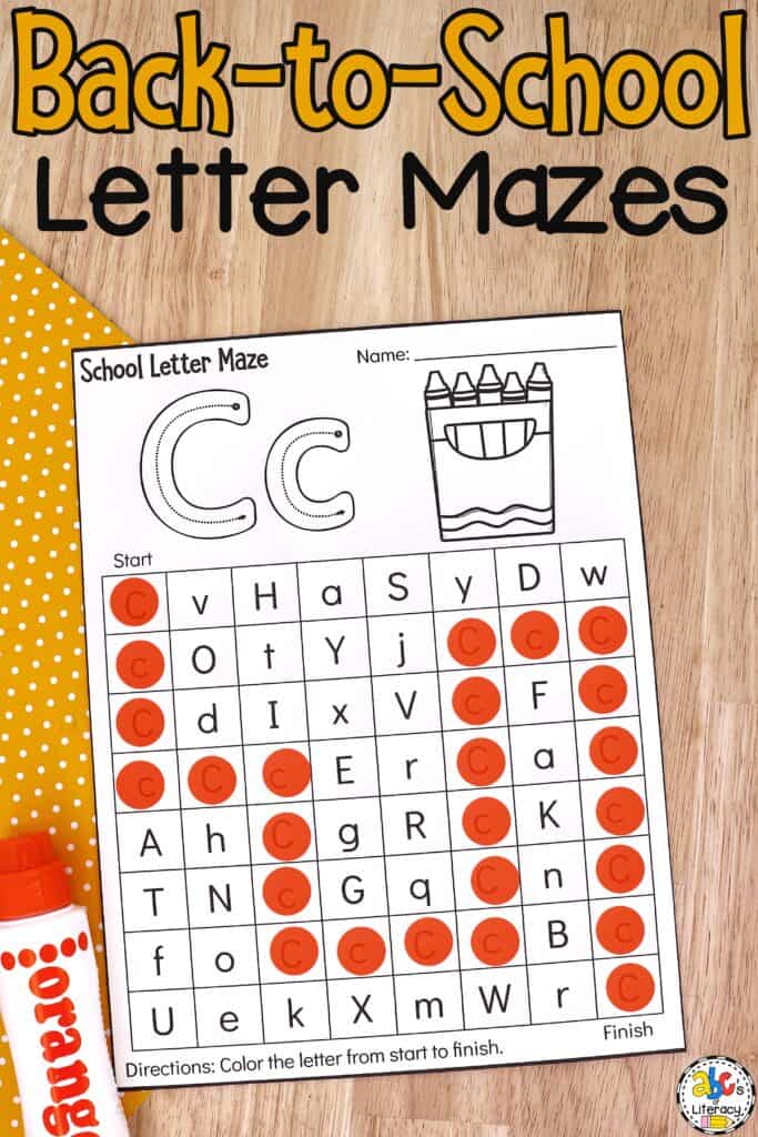 Preschool Worksheets