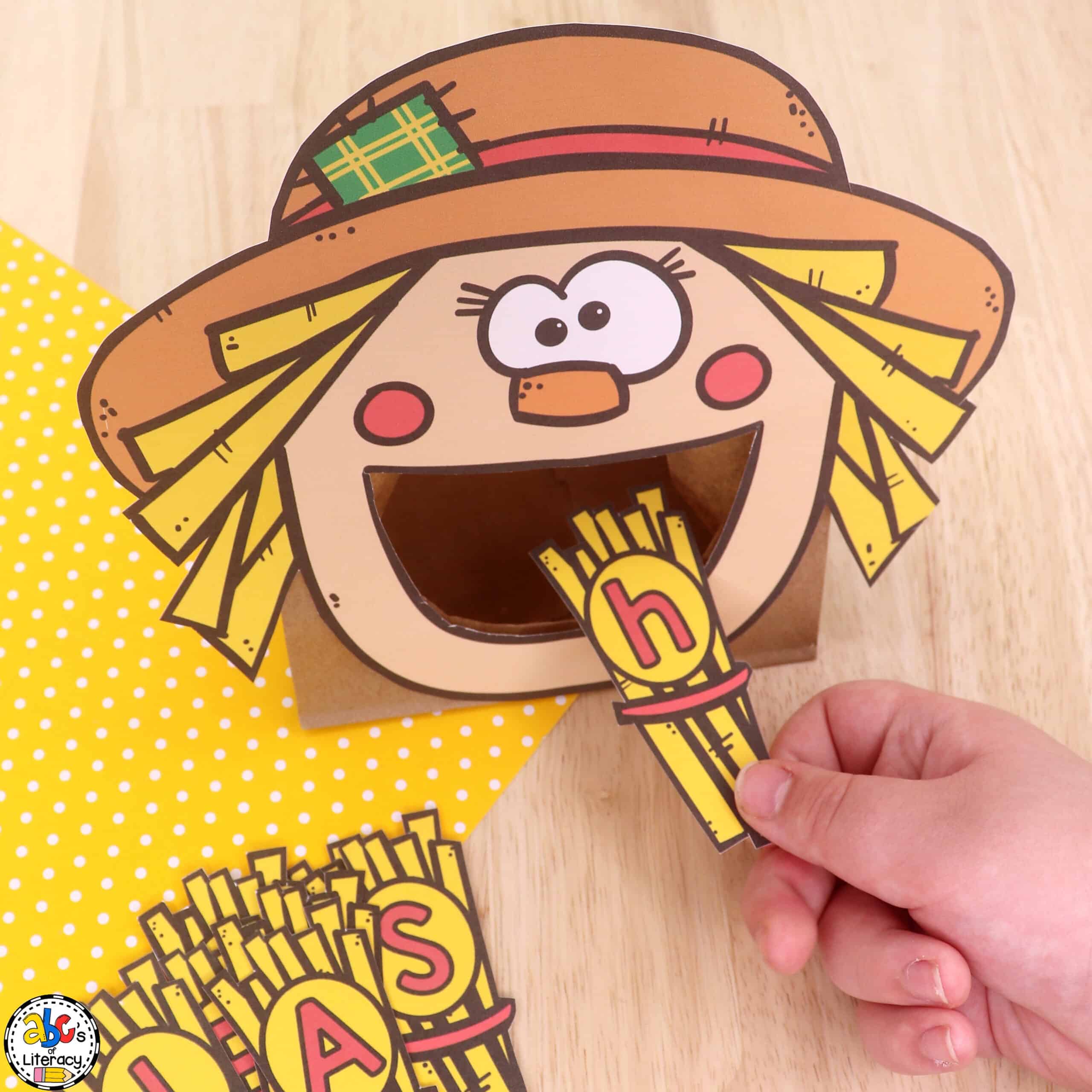 Scarecrow Letter Recognition Activity