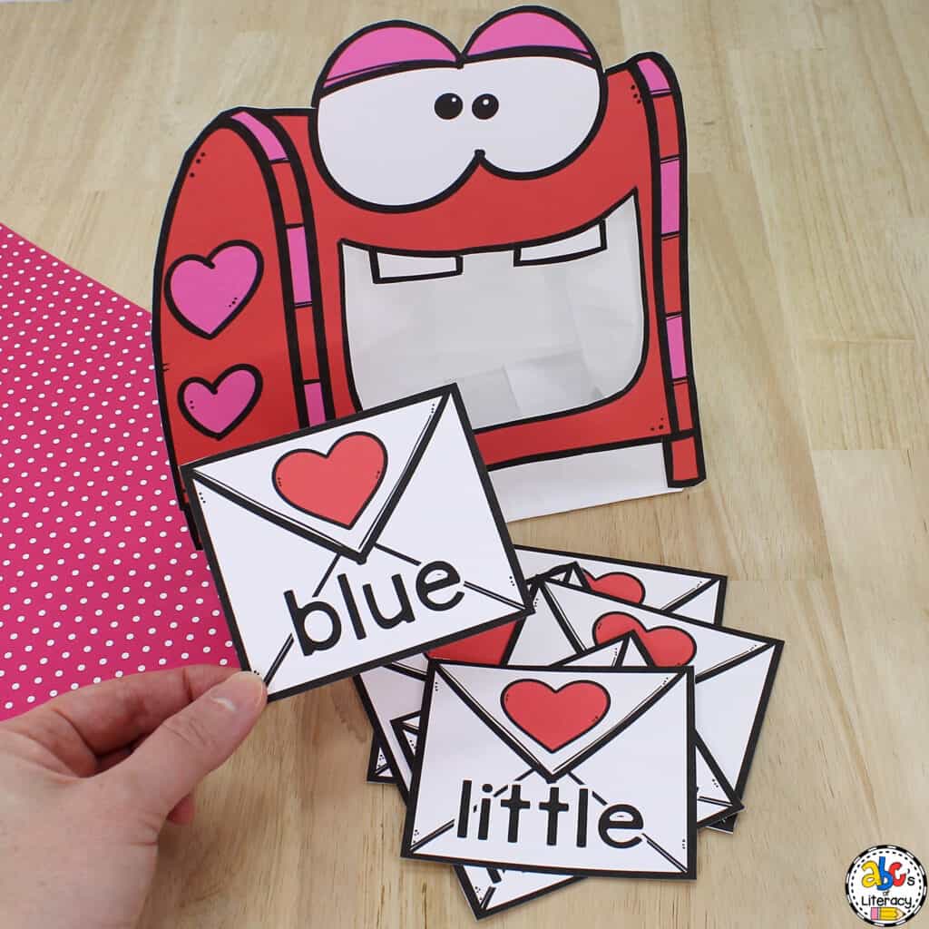 Free printable Valentine Sight Word Activity: Practice reading words in this themed word word resource for preschool and kindergarten. Sight Words
