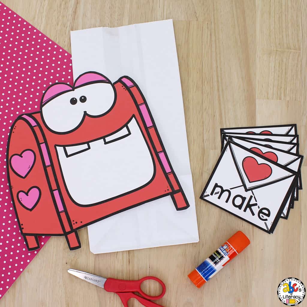 Free printable Valentine Sight Word Activity: Practice reading words in this themed word word resource for preschool and kindergarten. Reading activities