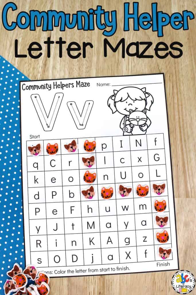 no-prep alphabet worksheets
