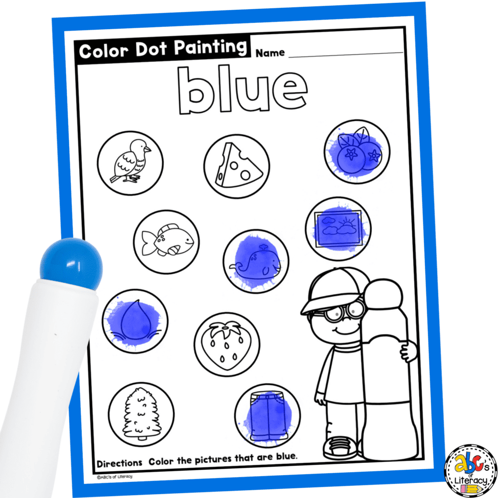 Dot Painting Worksheets