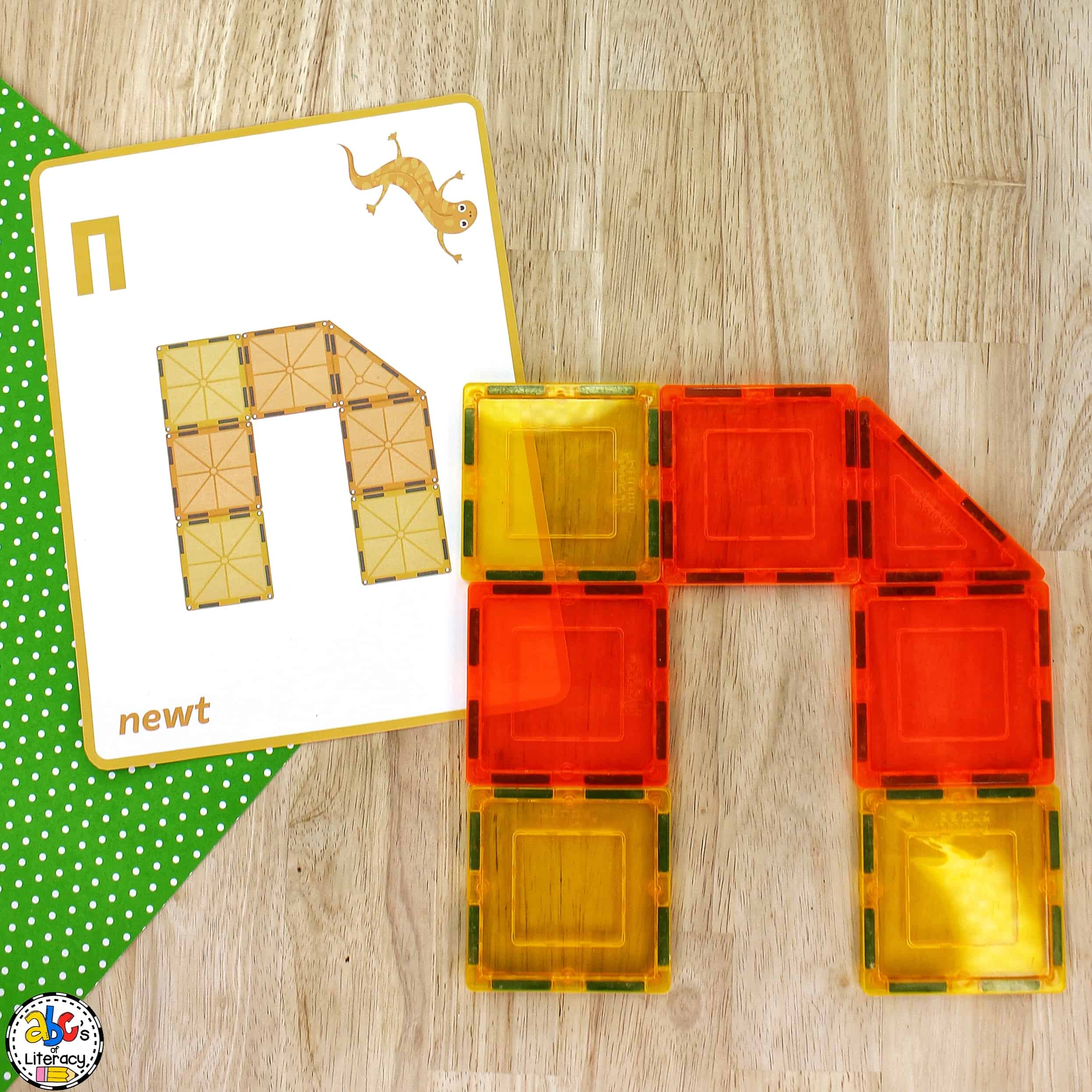 Magnetic Tiles Lowercase Letter Mats