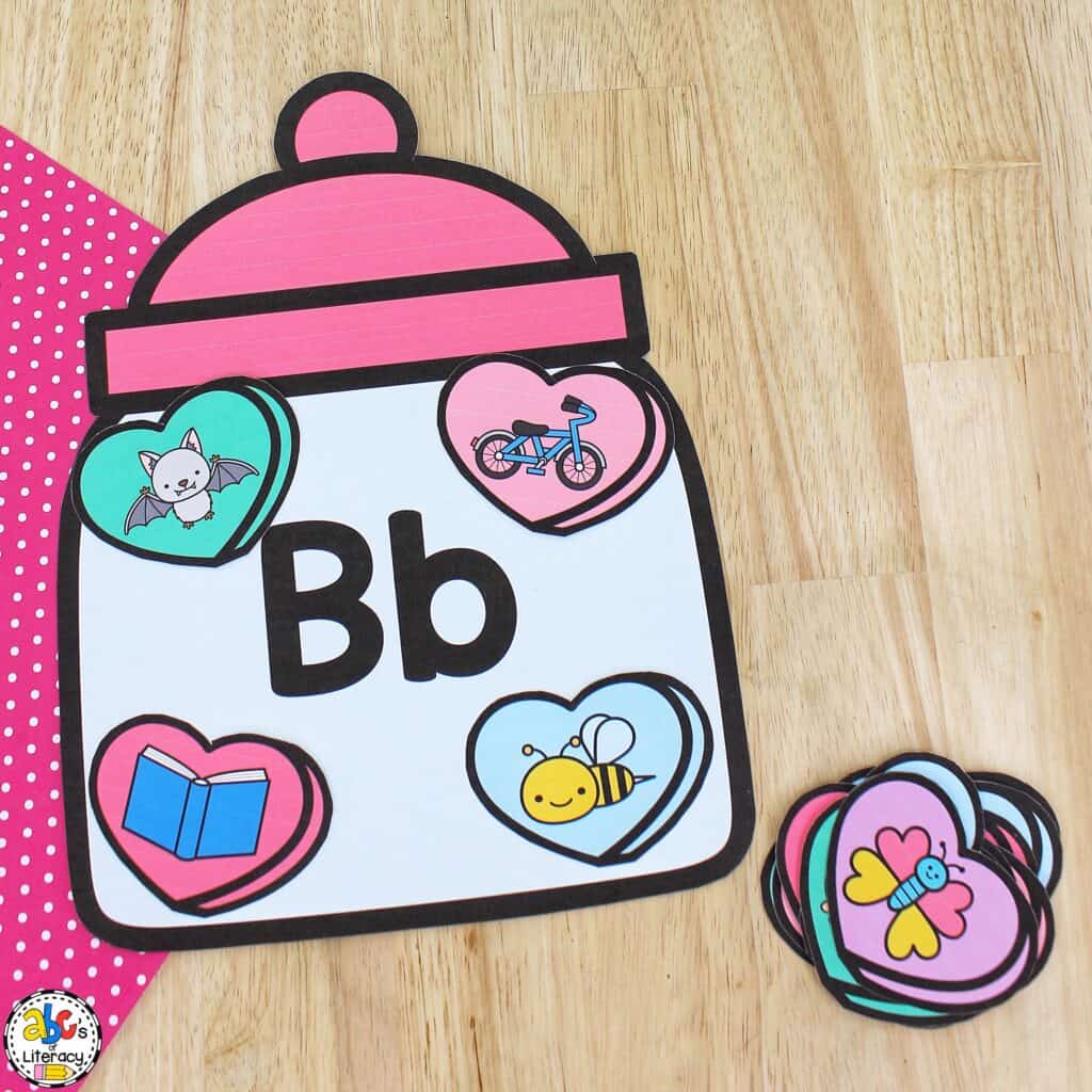 With this Valentine's Day Beginning Sounds Activity, practice letter recognition, identify initial sounds, and work on sound discrimination. Letter Sounds Activity
