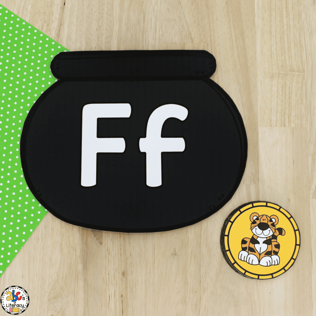This St. Patrick's Day Beginning Sounds Activity is a hands-on resource students can use to practice sorting pictures by the letter sounds. beginning sounds