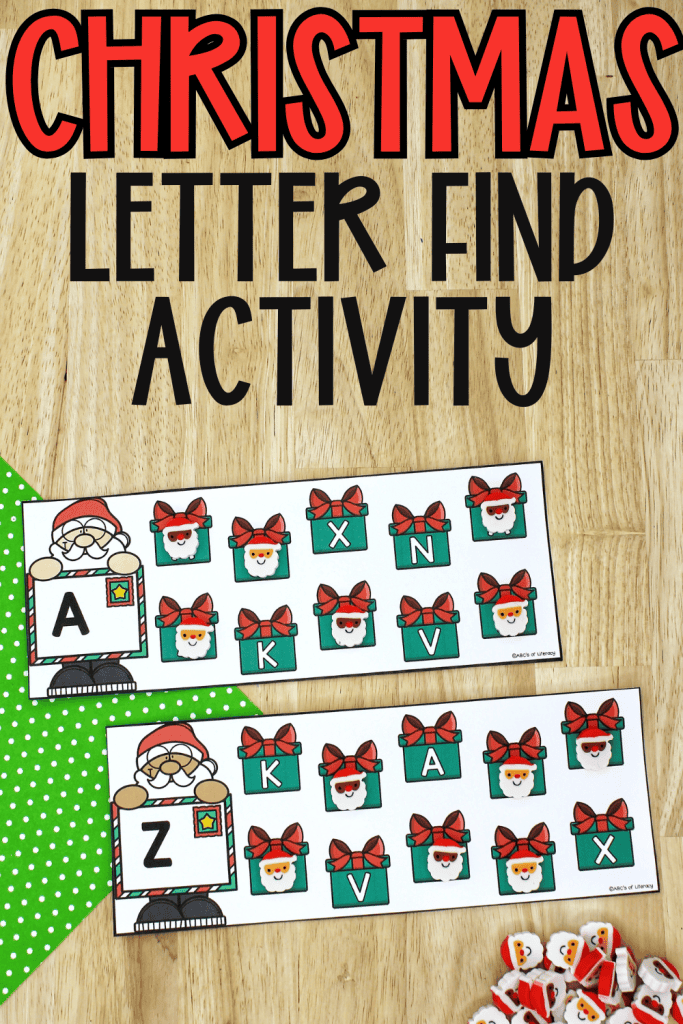 Letter Recognition Activity
