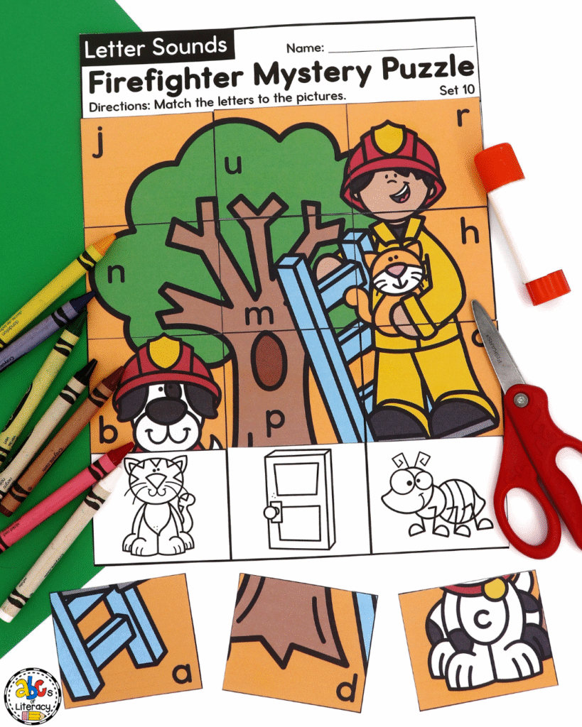 abc puzzle printable