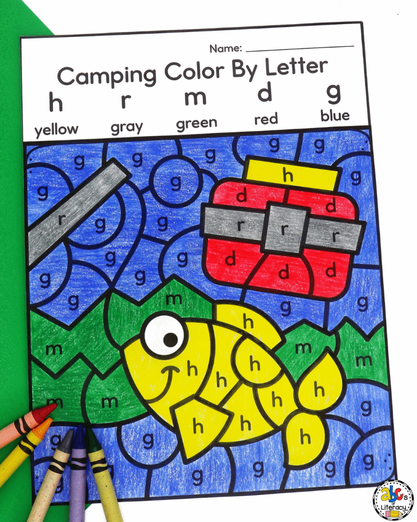 Color by Letter Kindergarten
