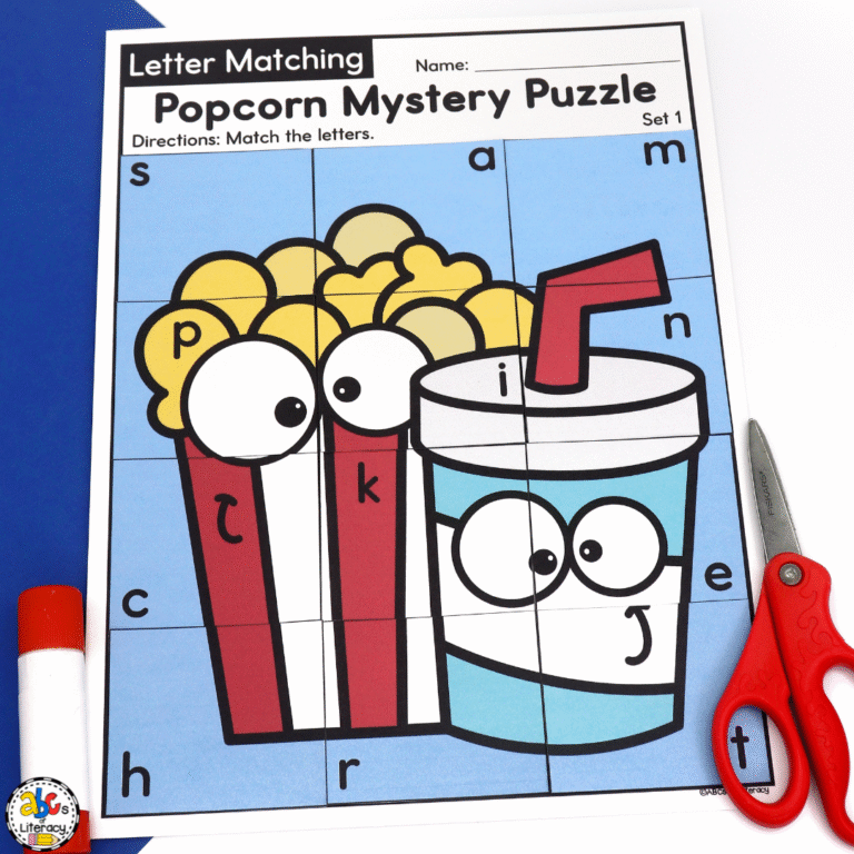 Popcorn Mystery Picture Puzzles