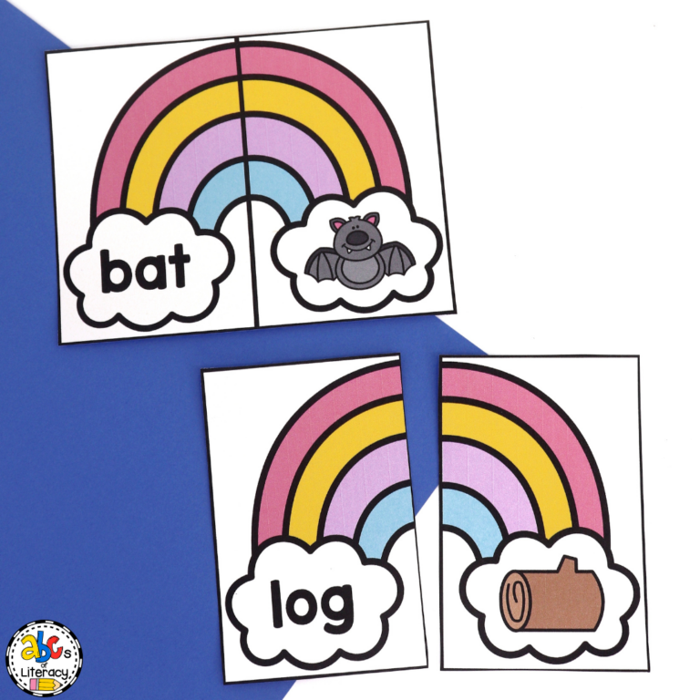 Spring CVC Word Puzzles